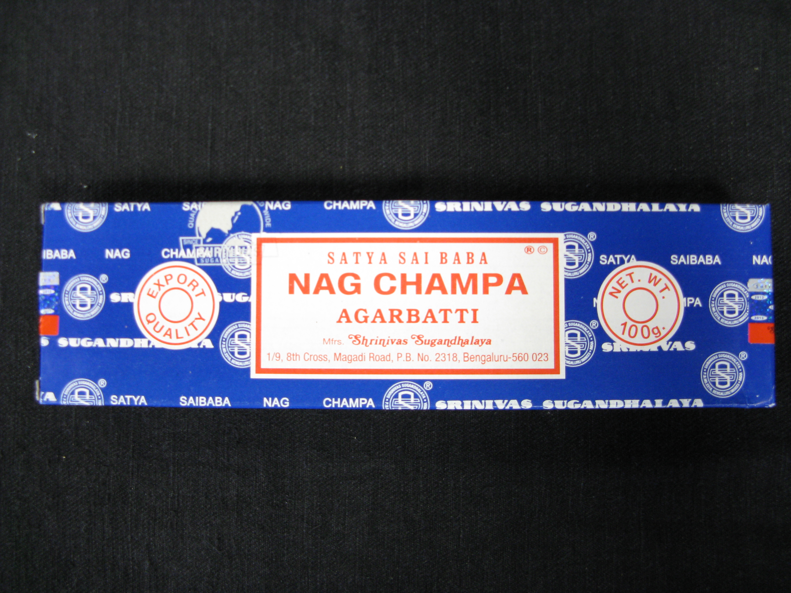 Nag Champa 100g Incense sticks Pack