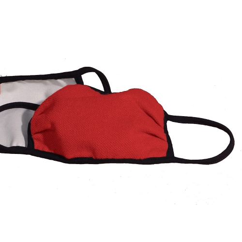Pique Hemp and Organic Cotton Eco-Friendly Facial Mask - 2 layers - Washable and Reusable