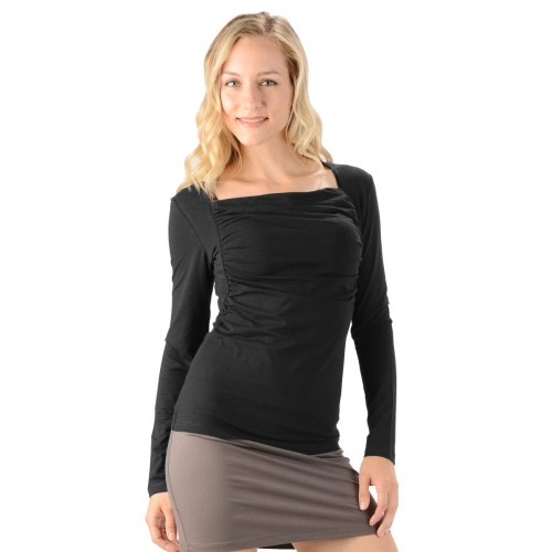 Women's Bamboo Gathered Top -- Eco-Essentials