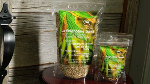 Sea Salt Organic Roasted Hemp Seeds 600g