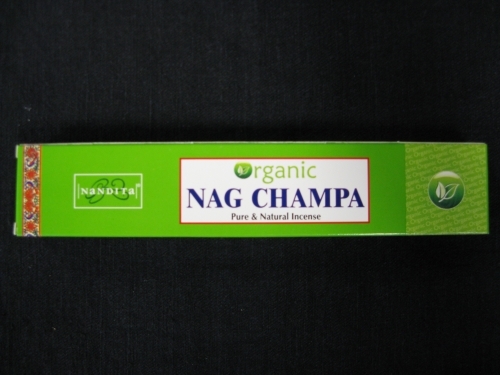 Organic Nag Champa 15g Incense sticks Box