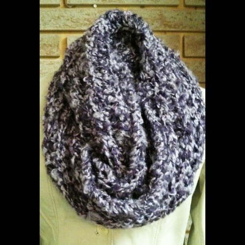 Handmade SnowStorm Infinity Scarf by LoDi