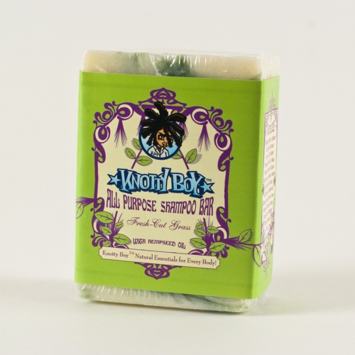 Knotty Boy All Purpose Soap Bar Fresh Cut Grass, 4oz