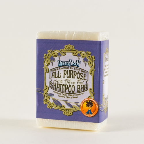 Knotty Boy All Purpose Soap Bar 100% Olive Oil Unscented Castile 4oz