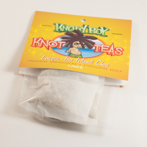Knotty Boy Knot-Tea Scalp Tonic Lasqui-Tea Island Chai 4-pack