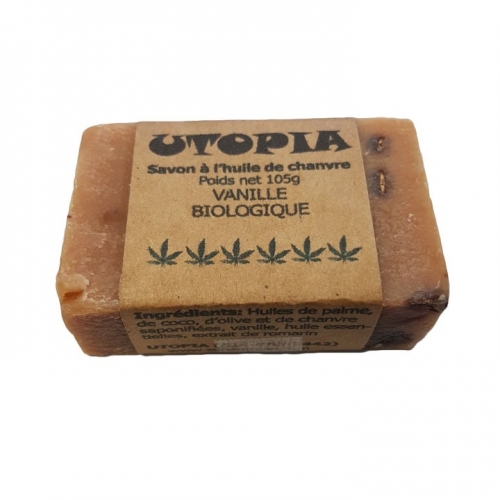 Utopia's Vanilla Beans Hemp Soap Bar