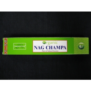 Organic Nag Champa 15g Incense sticks Box
